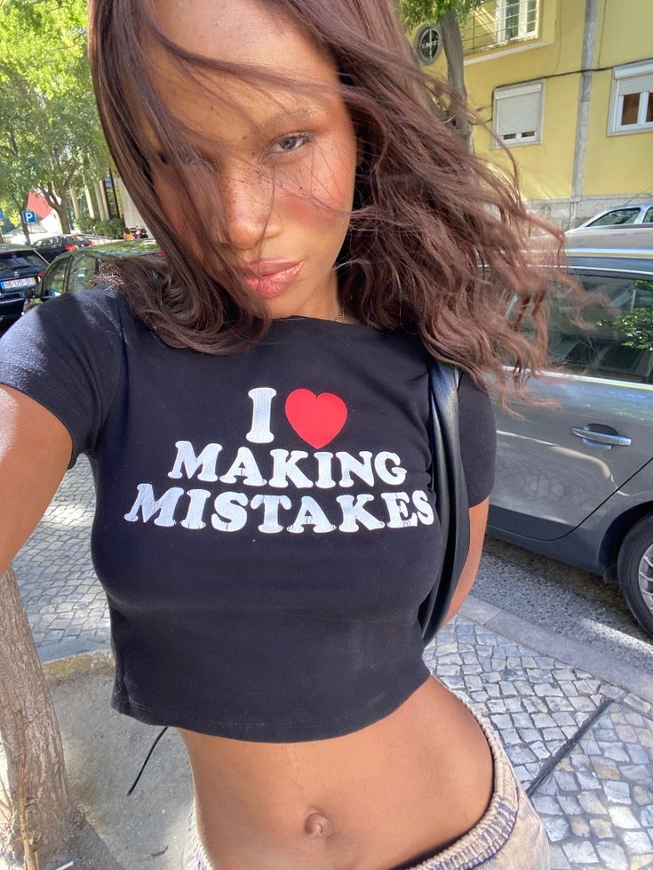 I Love making Mistakes Baby Tee
